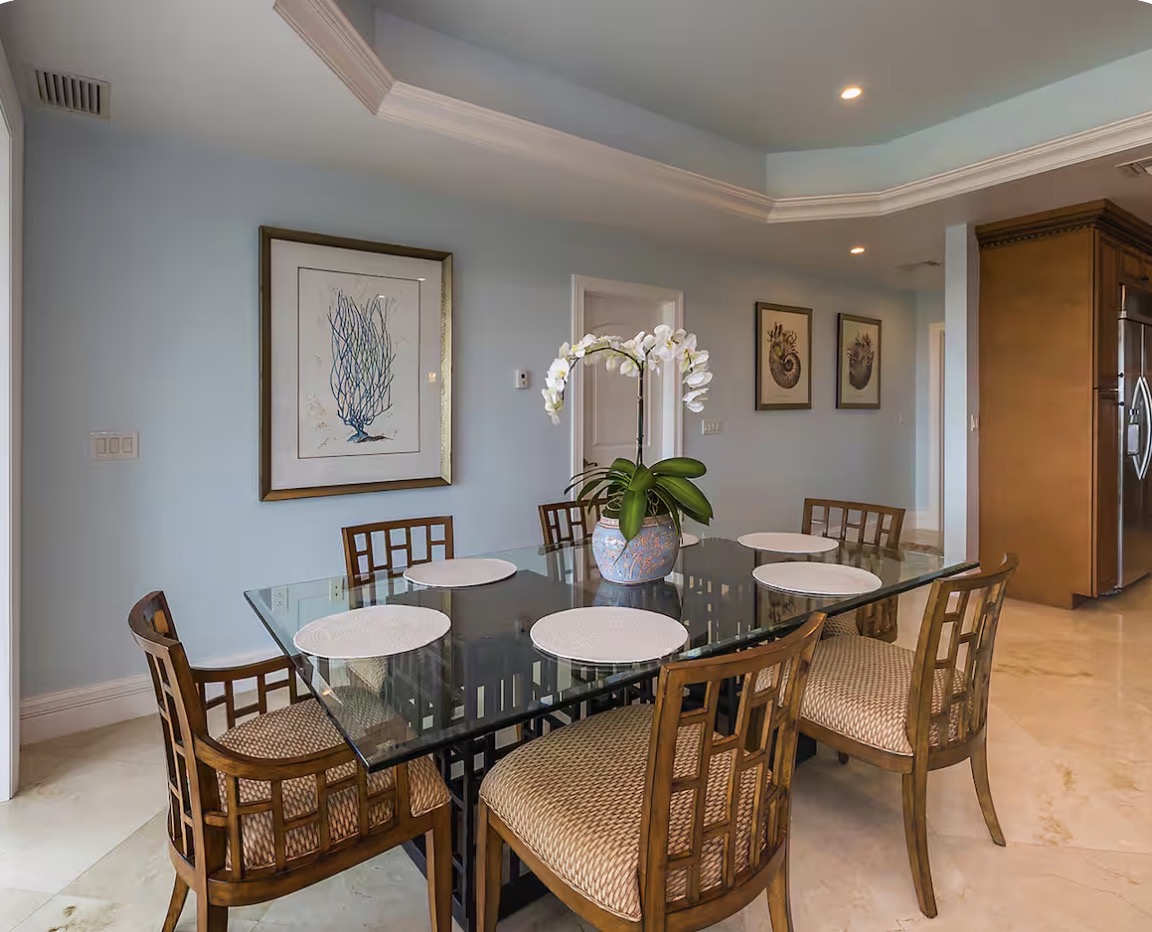 Condo 510 formal dining for eight