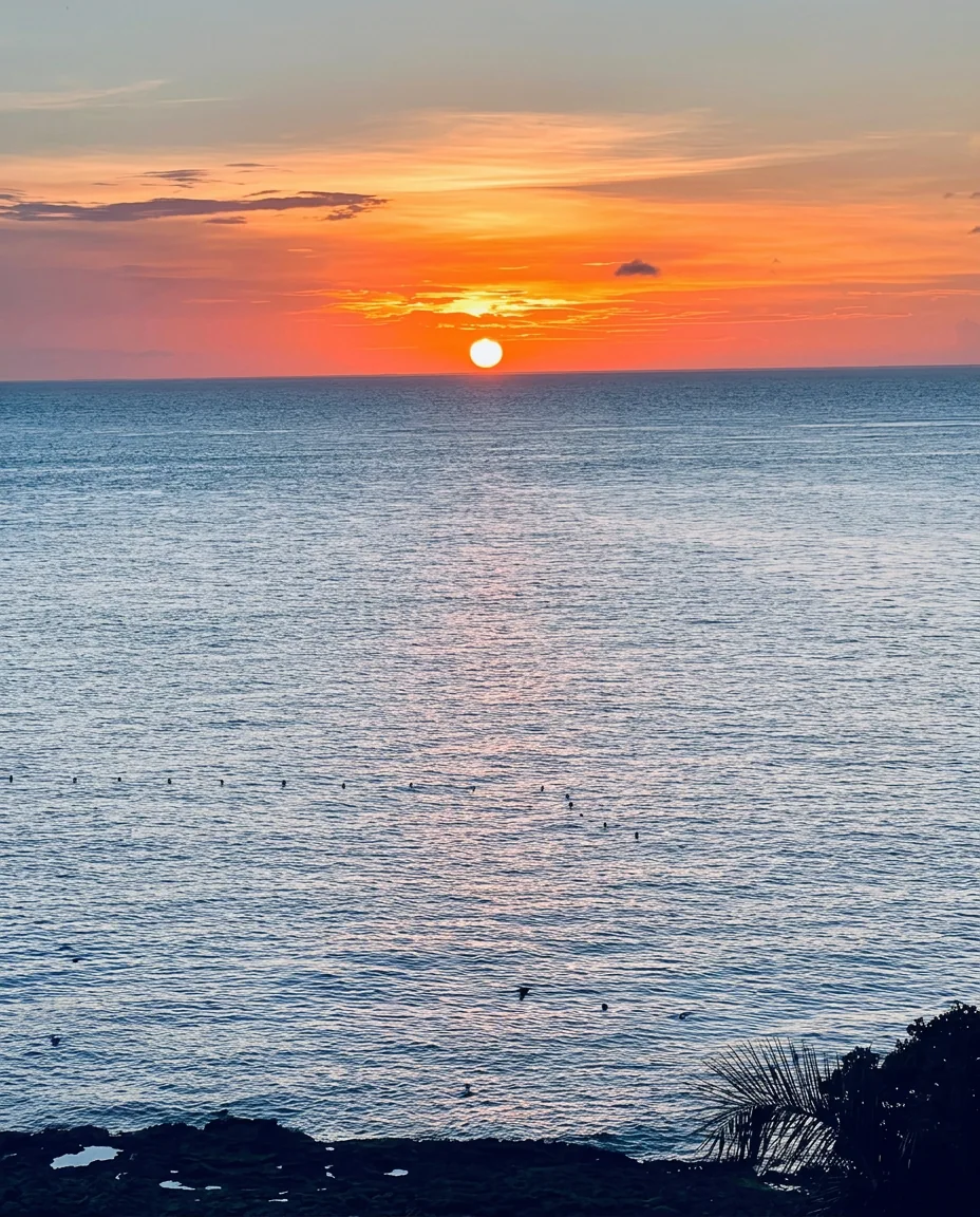 Sunset from Condo 510's veranda
